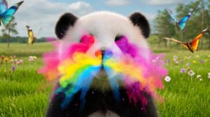 Вот это да, что сделала панда?