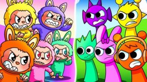 СПРУНКИ И ЛАБУБУ !! СПРУНКИ ПРОТИВ ЛАБУБУ МУЛЬТИК АНИМАЦИЯ SPRUNKI INCREDIBOX