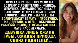Истории из жизни| Придя раньше на знакомство с родителями жениха |Аудио рассказы|Жизненные истории