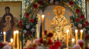 Пасхальное богослужение в Свято-Троицком Стефано-Махрищском монастыре