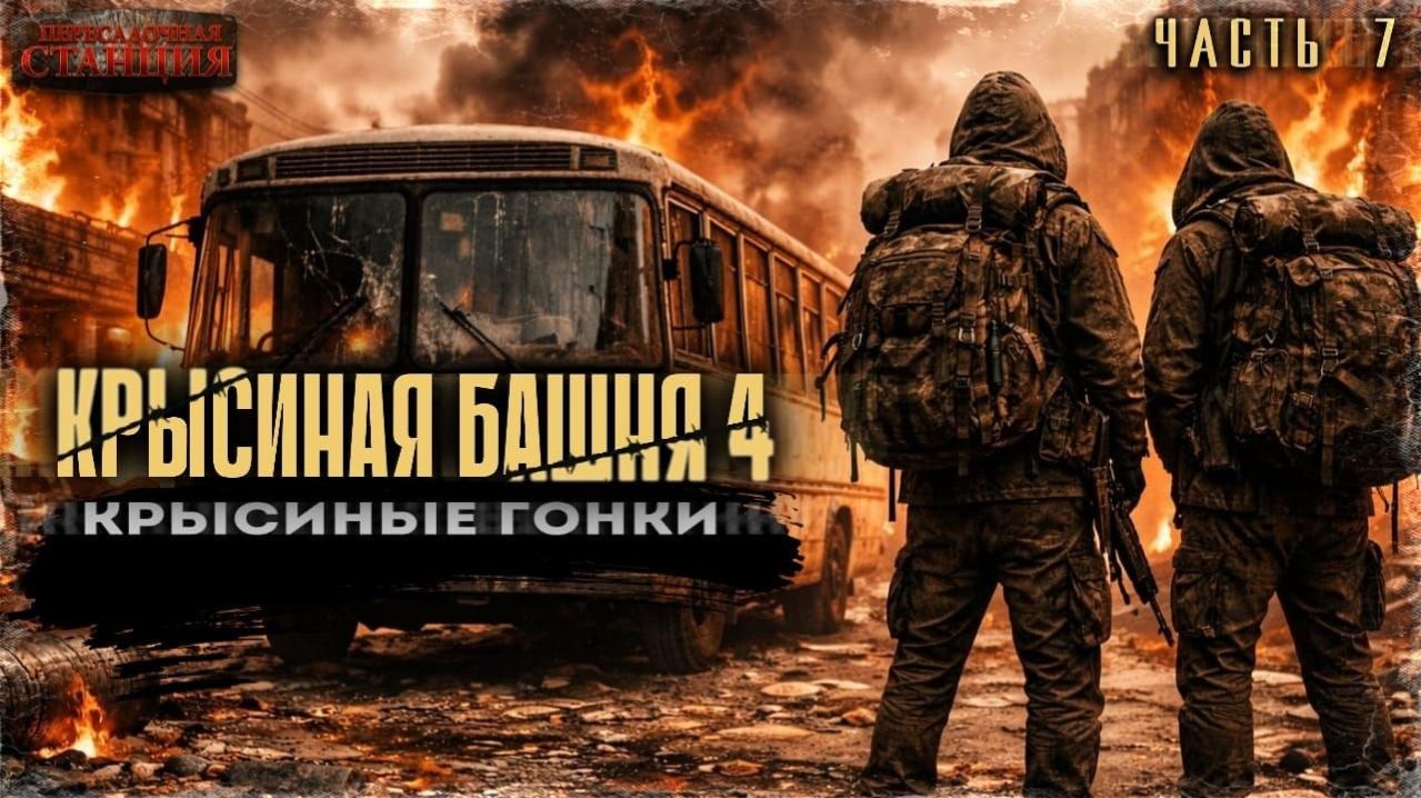 Крысиная башня 4 Крысиные гонки Часть 7 - Павел Дартс. Аудиокнига постапокалипсис. Выживание. БП