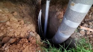 ввод трубопровода в дом