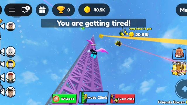 Играю в режим под названием                              Climb and Jump Tower