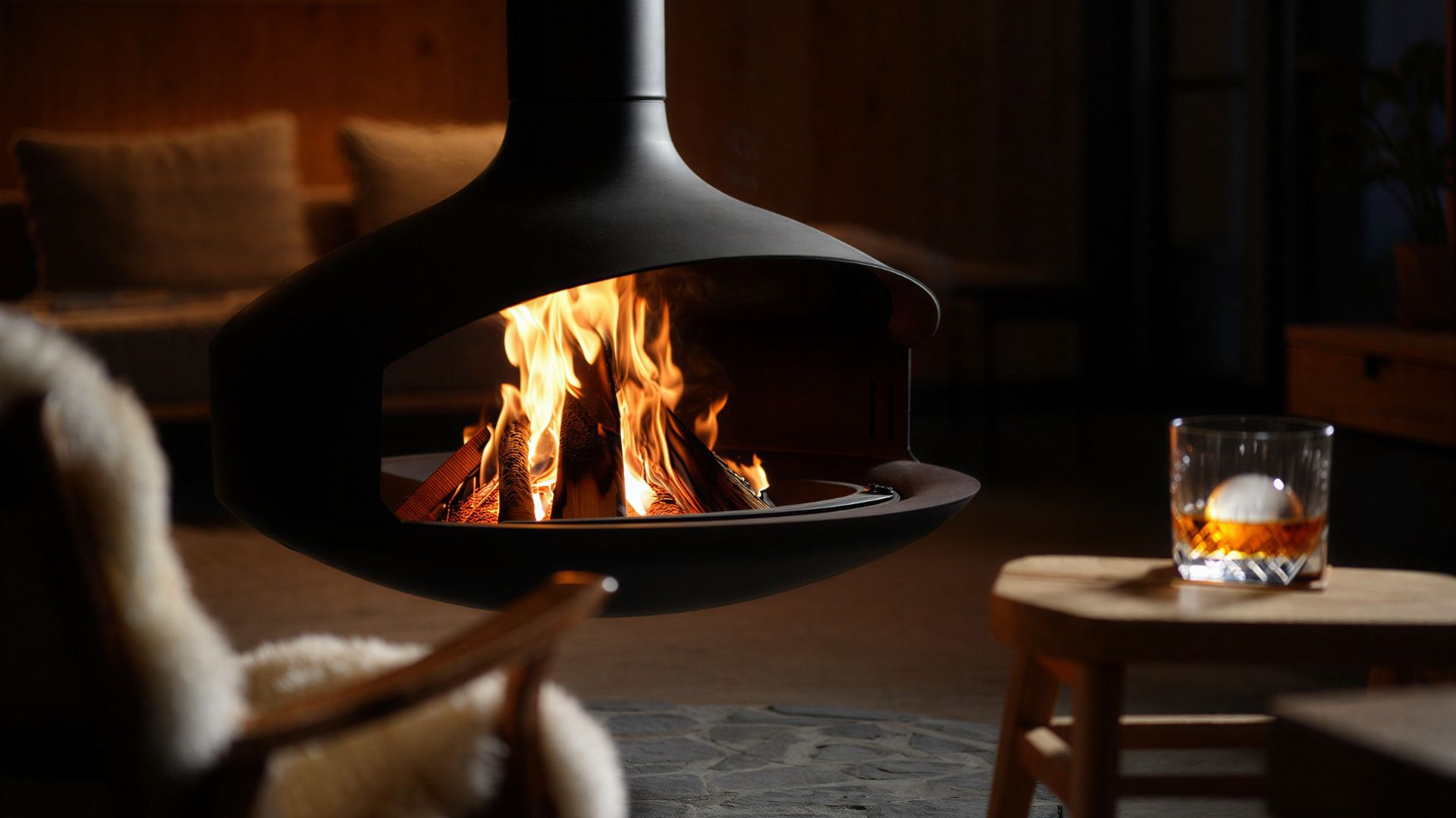 ✧ Джазовая эмбиент-музыка и звуки камина для учебы, работы и расслабления