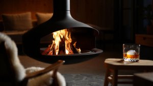 ✧ Джазовая эмбиент-музыка и звуки камина для учебы, работы и расслабления