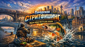 Городской стритфишинг. Ищем новые места для ловли.