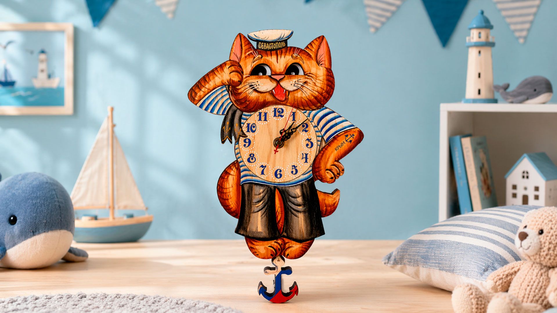 Часы - ходики настенные с маятником 