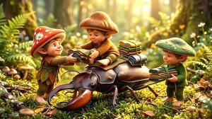 Мультики для детей. День в компании милых лесных жителей. Детские мультики.  Расслабляющая музыка