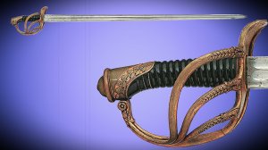 Французский офицерский драгунский палаш образца 1854 года