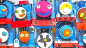 Паровозики Томас и его друзья для детей. Использую:пластилин и палки. #дети #видеодлядетей