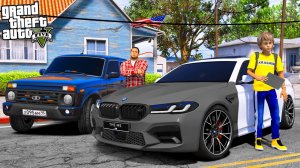 ОПЕРСКАЯ ЕЗДА В GTA 5 - НАШЁЛ BMW M5 F10 С МОРДОЙ ОТ F90! ВОССТАНОВИЛ БМВ И ПОДАРИЛ ДРУГУ! 🌊ВОТЕР