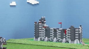 Строим и разрушаем стену в Лего