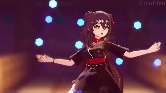 Miku Hatsune - S&M (Rihanna & Britney Spears Cover) (Hu Tao Dance) (Genshin Impact)