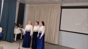 Пою трио."Вальс расставания".Песни нашего кино.