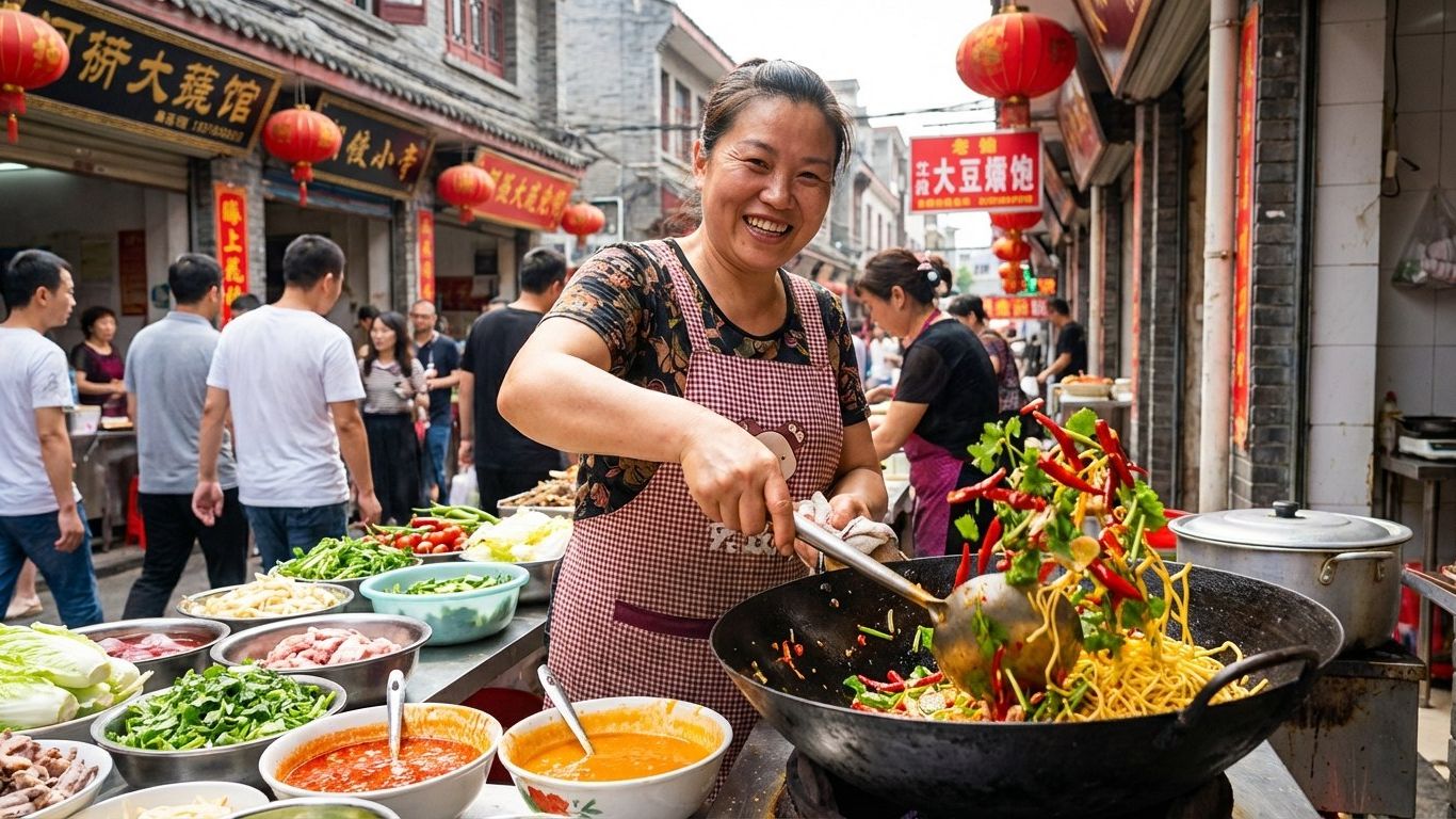 🌏🍜 Уличная еда Китая — это не просто еда, это целое культурное явление!