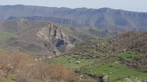 Красивая весна в горах Дагестана, необычный пейзаж