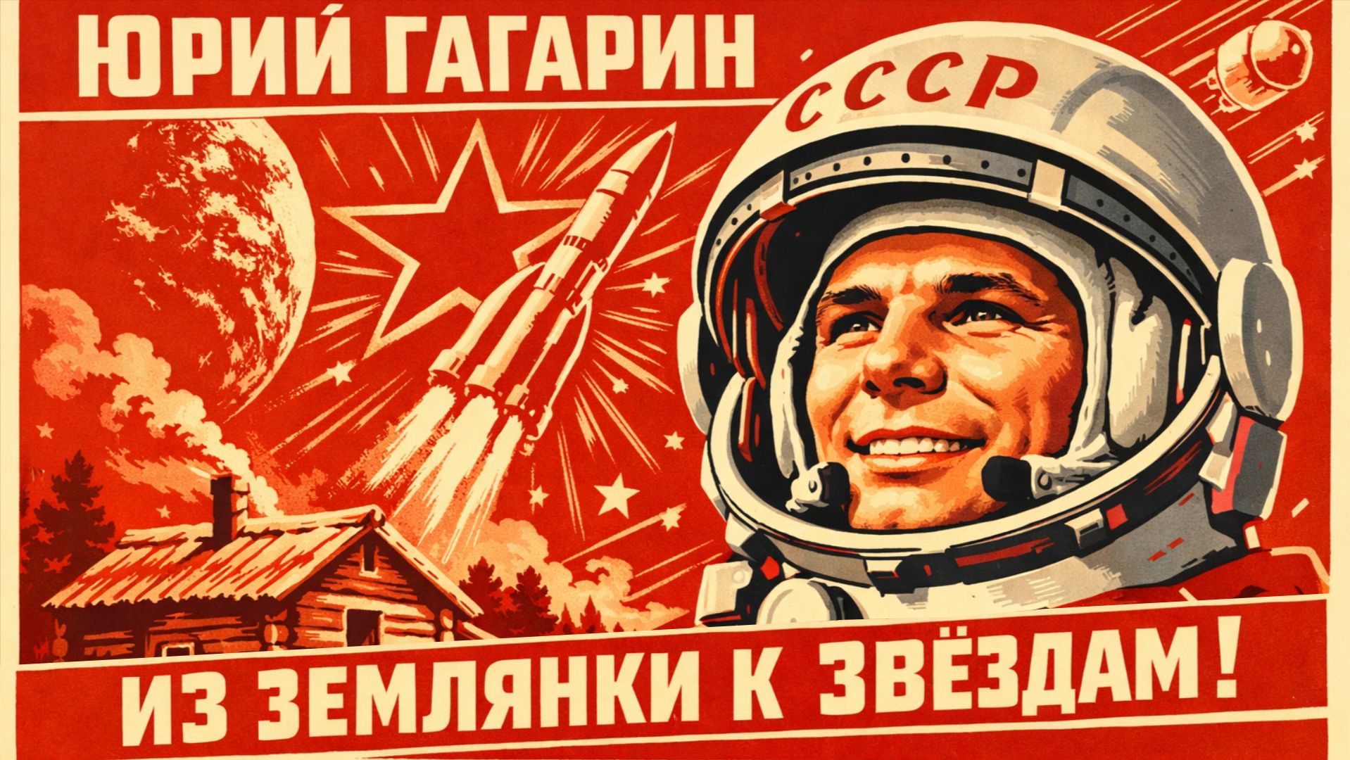 Юрий Гагарин: из землянки к звёздам