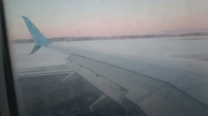 Утренний влет Боинг 737-800 Победа