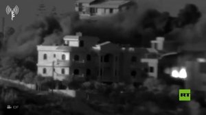 مشاهد لعمليات برية وغارات جوية نفذها الجيش الإسرائيلي ضد "حزب الله"