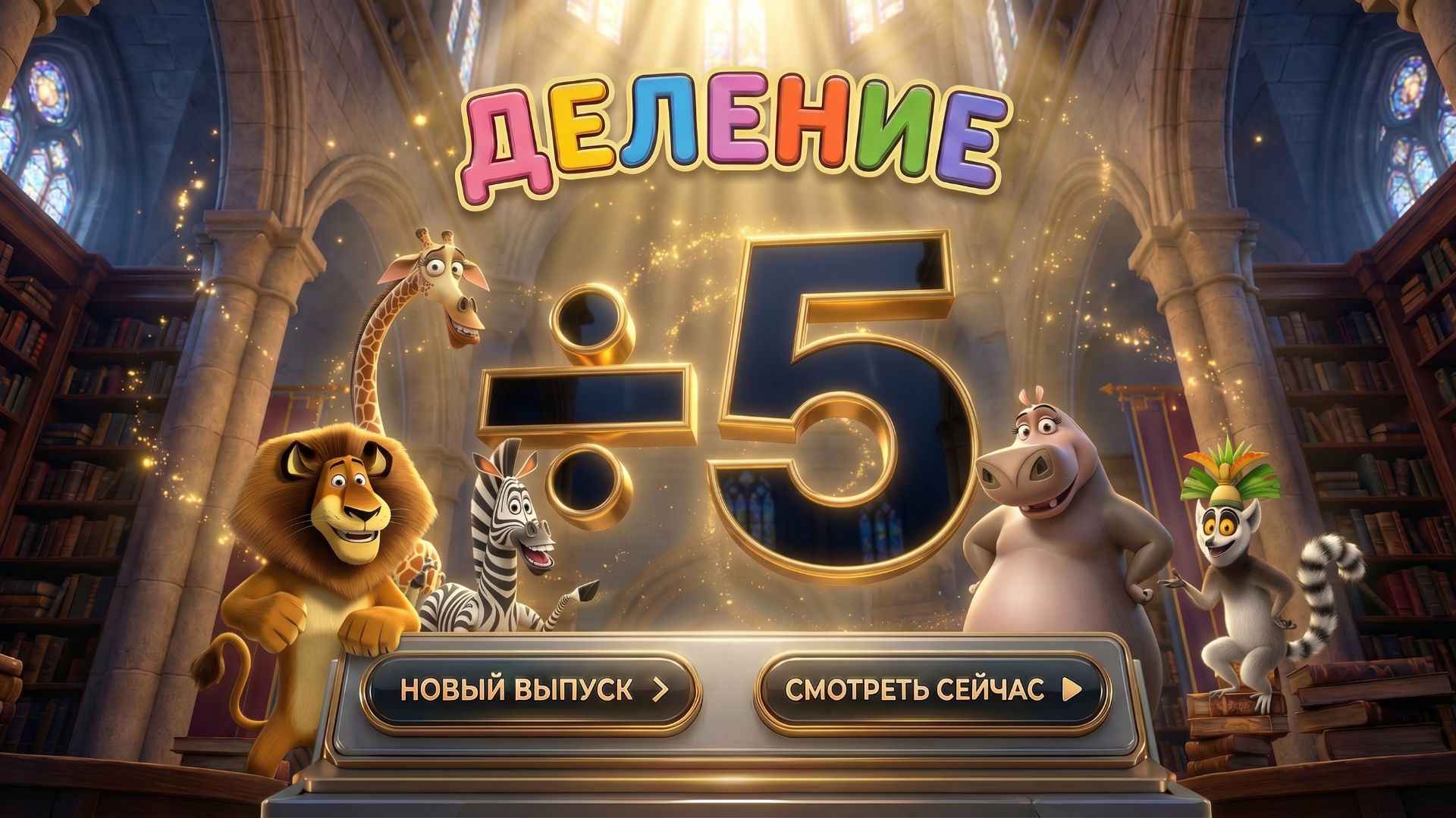 Магия чисел: Как выучить деление на 5 легко и в 4K  Bublett Kids