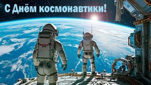 С днём Космонавтики 65 лет в космосе Юрий Алексеевич Гагарин первый человек в космосе