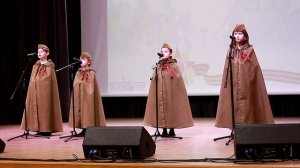 Номер по мотивам песни о войне "На безымянной высоте"...