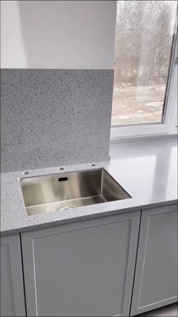 Обзор кухни! Столешница из искусственного камня! Собственное производство