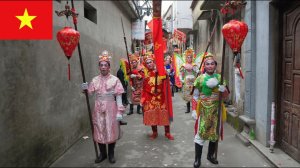 Жизнь в старинной деревне во Вьетнаме ｜ Традиционный фестиваль и уличная еда.