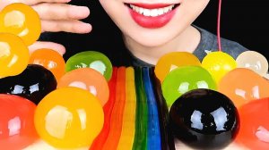 🌈 Радужные десерты 🌈 - СЛАДОСТИ и МАГИЧЕСКИЕ желе АСМР Мукбанг. ASMR еда.