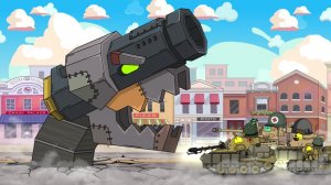 Выживание в туннеле среди танков-зомби. Мультфильмы про танки.