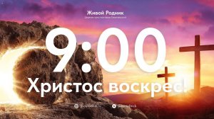 12.04.26 в 9:00 - 1-е Пасхальное Богослужение / в 12:00 - 2-е Пасхальное Богослужение