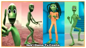 Зелёный Человек Танцует Baby Calm Down FULL HD Selena Gomez & Rema Official battle #126 в Tiles Hop