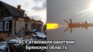ВСУ атаковали ракетами "Нептун" Брянскую область