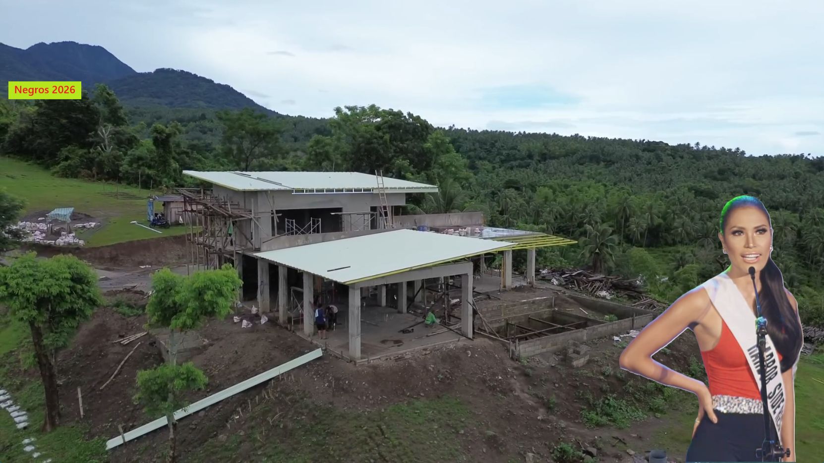 Шерлин и Финн. Строим семейный дом. Возведение стен первого этажа и монтаж кровли.