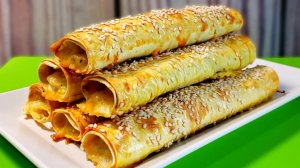 Делаю так Часто, но их Всегда МАЛО! Обалденные Куриные Трубочки!