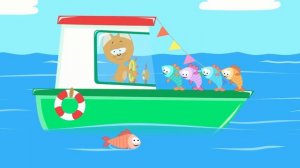 🍿 Акуленок Уф-Уф 🦈 Песенки про подводный мир – Сборник – Котэ ТВ – Песенки для малышей