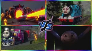 ПОЕЗД МУТАНТ против ДОБРЫЙ ПАРОВОЗИК и ТЕМНЫЙ ЗВЕРЬ — Битва Поездов Часть 1 🚂⚡️