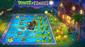 Зомби против растений! Plants vs Zombies ПвЗ PvZ Растения против Зомби Битва прохождение игры
