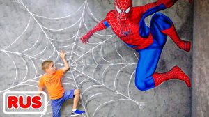 Влад и Никита весело проводят время в Музее иллюзий и парке Динозавров