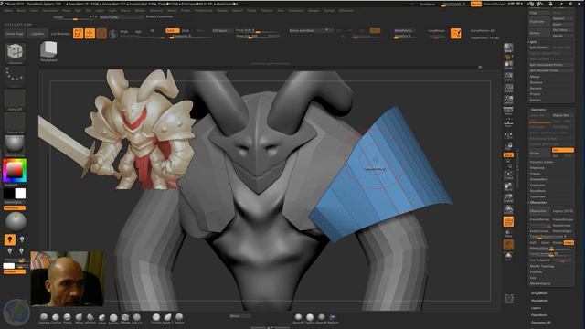 08. Низко полигональное моделирование с помощью кисти ZModeler