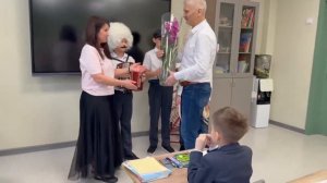 Поздравление с 8 марта 2026 в лицее