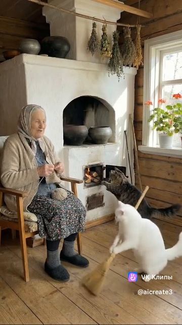 Кошак привёл хозяйке помощницу