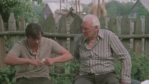 Федос, Васька, и Мишка "Кисель". Фрагменты из фильма "Белые росы" 1983 г.