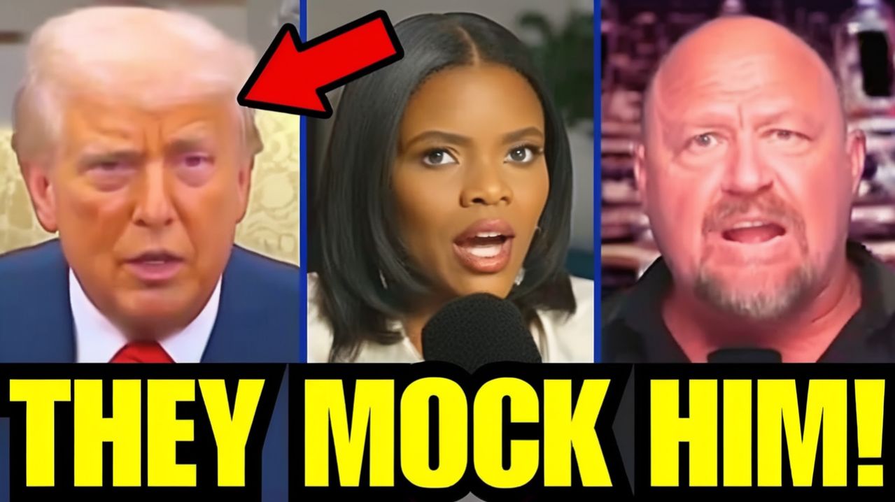 OH SHT! Candace Owens, Alex Jones MOCK Trump
