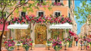 𝐏𝐚𝐫𝐢𝐬 𝐒𝐩𝐫𝐢𝐧𝐠 𝐂𝐚𝐟𝐞́ 𝐌𝐨𝐫𝐧𝐢𝐧𝐠 🌸 Beautiful French Jazz & Soft Piano | Relax