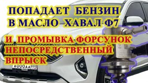 Промывка форсунок и замена ТНВД. Решаю проблему с попаданием бензина в масло. Хавал Ф7 2.0 л.