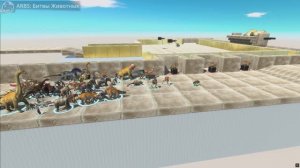 ARBS: КТО БЫСТРЕЕ ДОБЕРЕТСЯ ДО ТОЧКИ — ЖИВОТНЫЕ, ДИНОЗАВРЫ ИЛИ МУТАНТЫ? 🦁🦖🧬💨