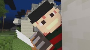 ХЕРОБРИН И ФРЕДДИ КРЮГЕР ПРОТИВ ОБОРОТНЯ в МАЙНКРАФТЕ, АНИМАЦИЯ