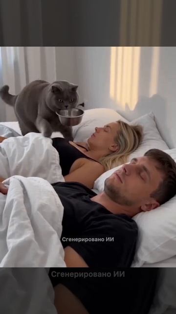 кот хочет кушать