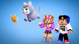 МОЙ ДРОН снял ЯМА КОШКИ МЫШКИ в МАЙНКРАФТ НУБ И ПРО ЭВОЛЮЦИЯ ВИДЕО MINECRAFT Евгенбро